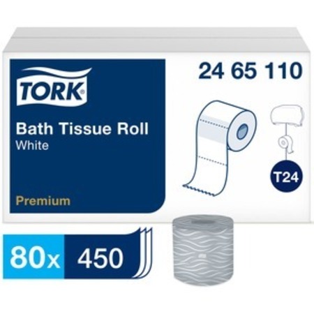 TORK Tissue, 2Ply, Prem, 80R, 450Sh TRK2465110